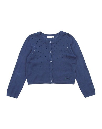 LIU •JO Cardigan Blu notte 78% Viscosa, 22% Poliammide