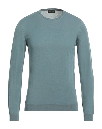 ROBERTO COLLINA Sweater Slate blue 100% Cotton