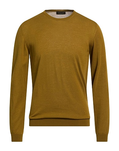 ROBERTO COLLINA Свитер Зелёный милитари 100% Хлопок