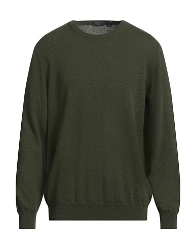 ZANONE Pullover Verde militare 70% Lana Vergine, 30% Cachemire