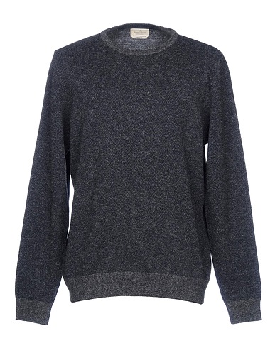 BROOKSFIELD Pullover Braungrau 100% Schurwolle