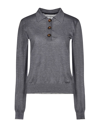 PEUTEREY Pullover Grigio 100% Lana Vergine