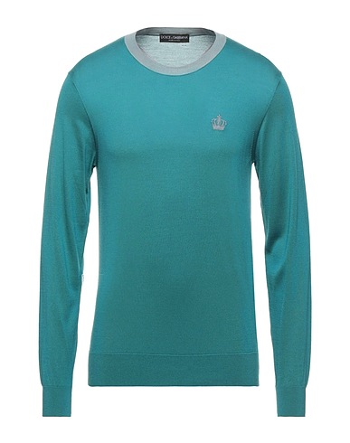 DOLCE&GABBANA Jumper Deep teal 100% Silk