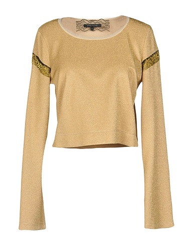 PATRIZIA PEPE SERA Pullover Sand 79% Viskose, 19% Polyester, 2% Elastan, Polyamid, Metall