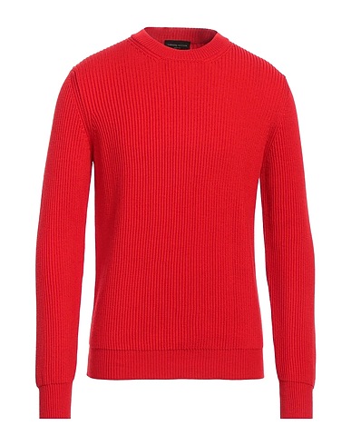 ROBERTO COLLINA Pullover Rosso 100% Lana Merino