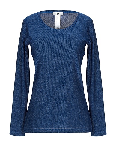 TWINSET Pullover Blu 58% Viscosa, 38% Fibra di metallo, 4% Elastan