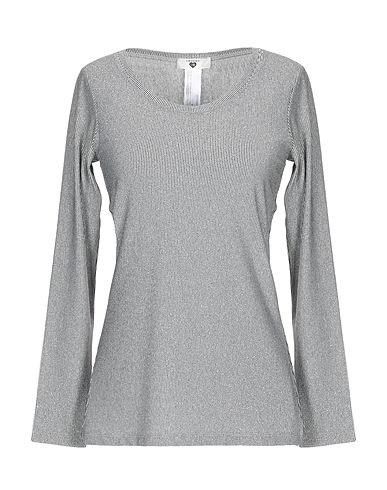 TWINSET Jumper Silver 58% Viscose, 38% Metallic fibre, 4% Elastane