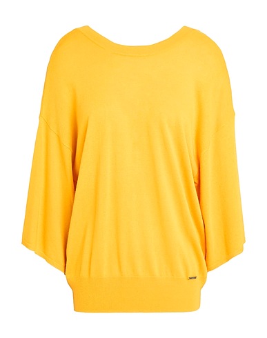 LIU •JO Jumper Yellow 70% Viscose, 30% Wool