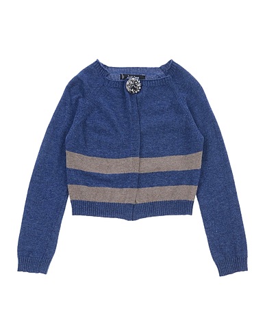 JAKIOO by MONNALISA Cardigan Midnight blue 47% Wool, 30% Viscose, 15% Polyamide, 8% Cashmere