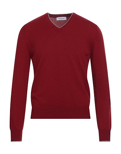 GRAN SASSO Pullover Mattone 80% Lana Vergine, 10% Cachemire, 10% Viscosa, Poliestere, Poliuretano