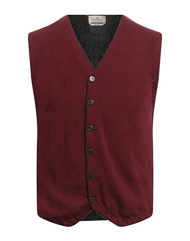 BROOKSFIELD Cardigan Burgundy 100% Wool