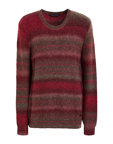 TRUSSARDI JEANS Jumper Red 38% Acrylic, 33% Polyamide, 24% Wool, 5% Alpaca wool