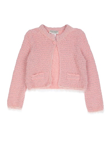 TWINSET Cardigan Pink 60% Cotton, 26% Viscose, 7% Polyamide, 7% Polyester