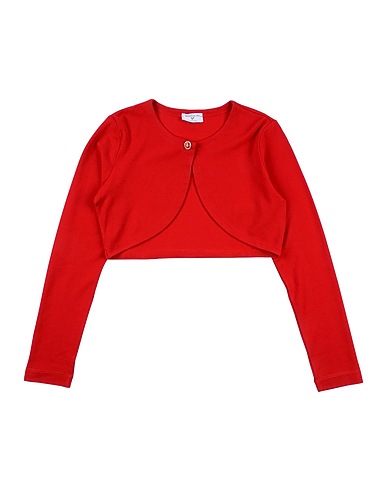 MONNALISA Cardigan Red 96% Viscose, 4% Elastane