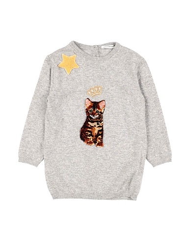 DOLCE&GABBANA Sweater Light grey 28% Polyamide, 25% Viscose, 20% Cashmere, 20% Wool, 7% Silk