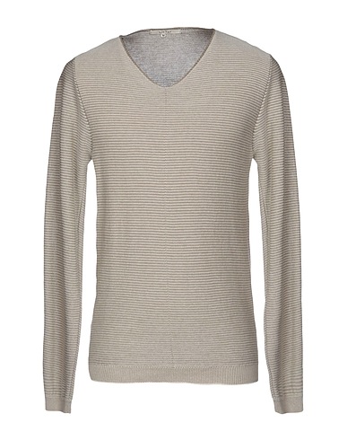 DIKTAT Pullover Beige 100% Cotone