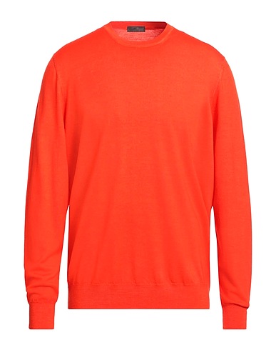 DRUMOHR Sweater Tomato red 100% Super 140s Wool