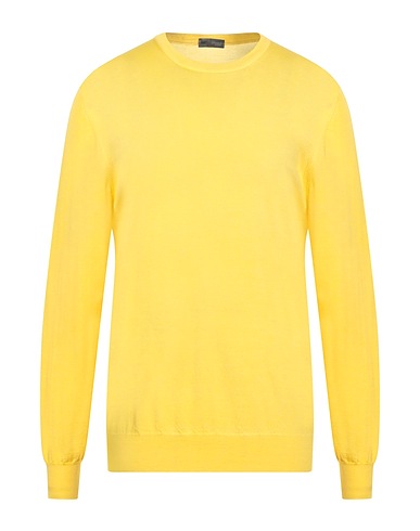 DRUMOHR Pullover Giallo 100% Super 140s Lana