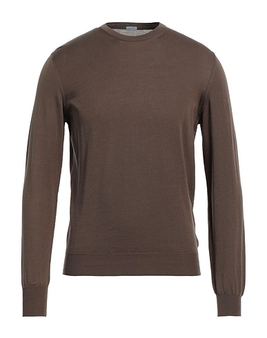 MALO Jumper Khaki 100% Cotton