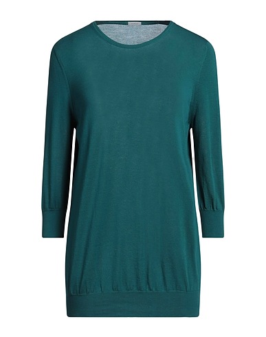 MALO Pullover Verde petrolio 100% Cotone