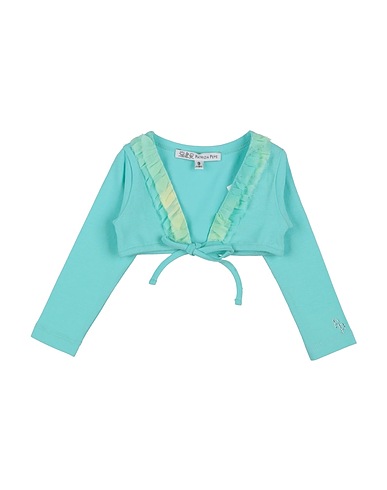 PATRIZIA PEPE Shrug Light green 92% Cotton, 8% Elastane