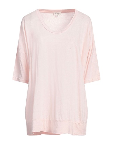 CROSSLEY T-shirt Light pink 100% Linen