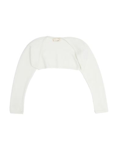 Elisabetta Franchi Babies'  Toddler Girl Wrap Cardigans White Size 6 Viscose, Polyacrylic, Polyester