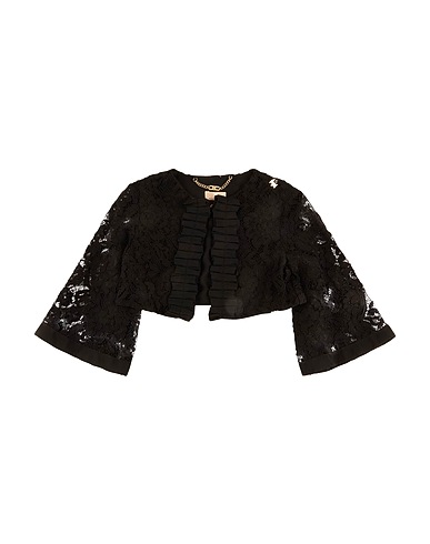 ELISABETTA FRANCHI Jacket Black 60% Polyamide, 40% Viscose
