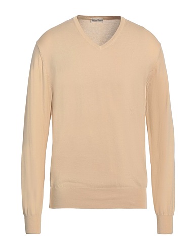 CASHMERE COMPANY Sweater Sand 70% Cotton, 15% Cashmere, 15% Silk