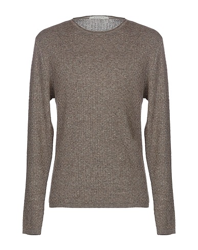 DIKTAT Sweater Light brown 100% Cotton