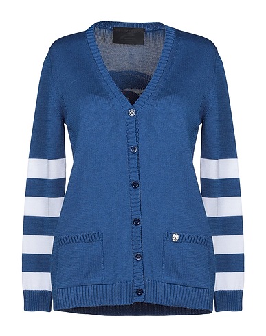 PHILIPP PLEIN Cardigan Blue 100% Cotton