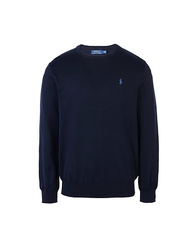 POLO RALPH LAUREN Sweater Pima Cotton Sweater  Midnight blue 100% Cotton