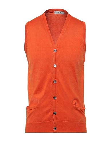 ALPHA STUDIO Cardigan Arancione 100% Cotone