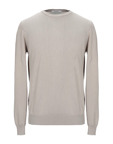 ALPHA STUDIO Pullover Sand 100% Baumwolle
