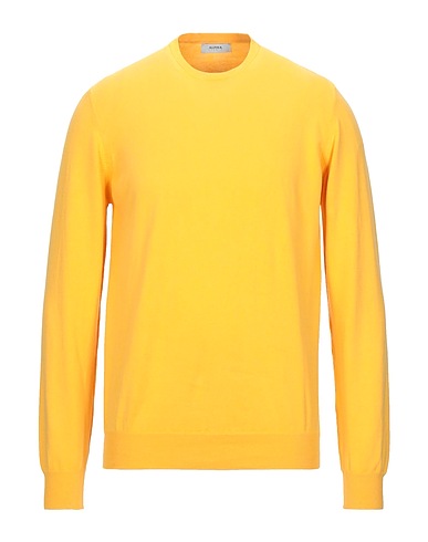 ALPHA STUDIO Jumper Yellow 100% Cotton