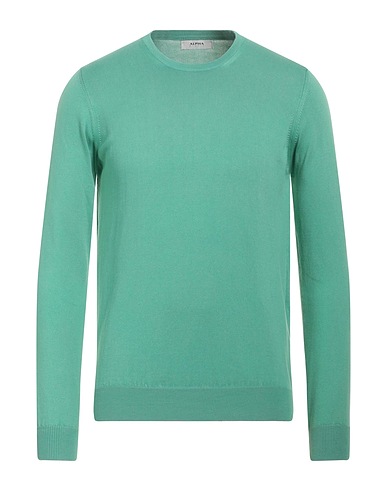 ALPHA STUDIO Pullover Säuregrün 100% Baumwolle
