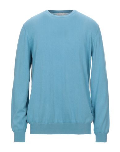 Alpha Studio Sweaters In Blue