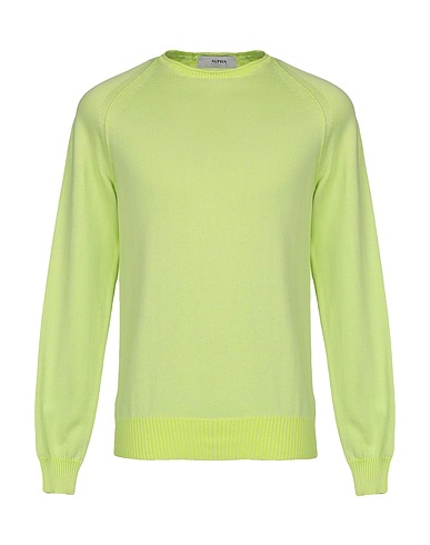 ALPHA STUDIO Jumper Lime green 100% Cotton
