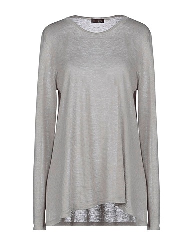 PESERICO Jumper Taupe 60% Linen, 40% Silk