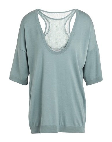VALENTINO GARAVANI Jumper Sage green 100% Virgin Wool, Polyamide, Viscose