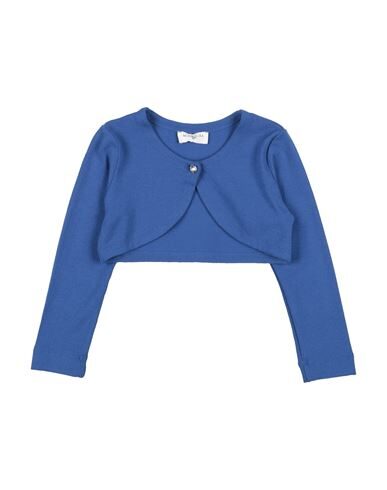 Monnalisa Toddler Girl Wrap Cardigans Blue Size 4 Viscose, Elastane In Blue
