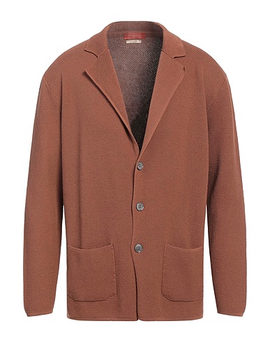 DANIELE FIESOLI Blazers Braun 100% Baumwolle