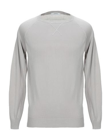 Alpha Studio Sweaters In Light Grey