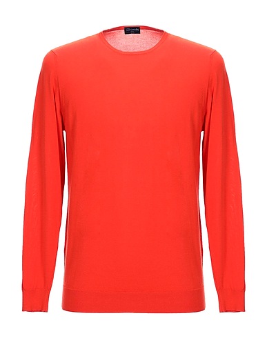 DRUMOHR Pullover Arancione 100% Cotone