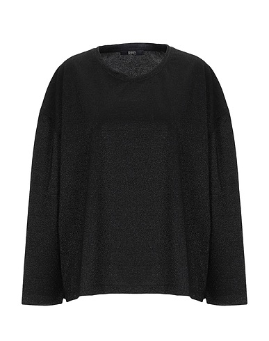 SEVENTY VENEZIA Pullover Schwarz 70% Viskose, 18% Polyamid, 6% Polyester, 6% Elastan