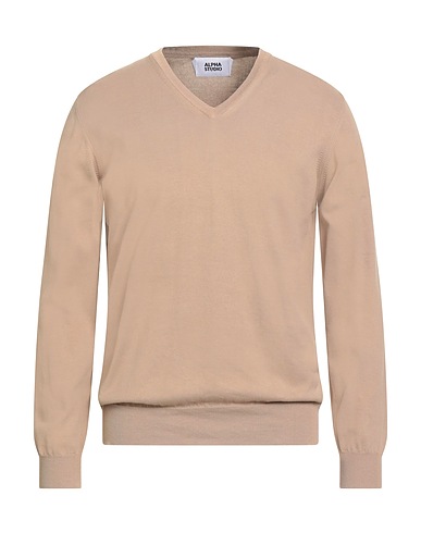 ALPHA STUDIO Jumper Sand 100% Cotton
