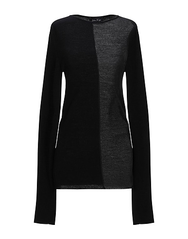 ANDREA YA' AQOV Pullover Schwarz 56% Wolle, 23% Baumwolle, 14% Nylon, 7% Viskose