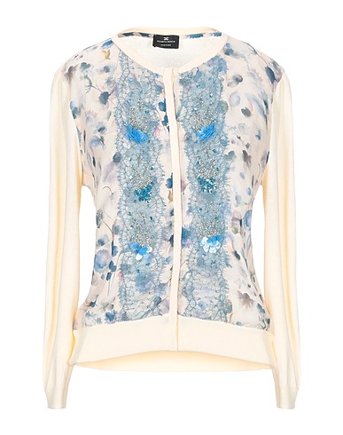 ELISABETTA FRANCHI Cardigan Beige 88% Viscose, 12% Polyester