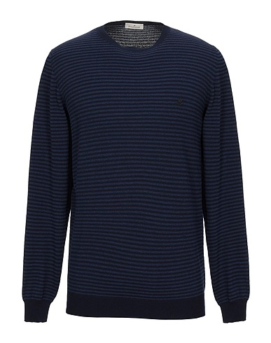 BROOKSFIELD Jumper Midnight blue 84% Cotton, 16% Polyamide