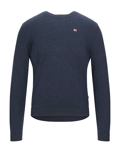 NAPAPIJRI Jumper Midnight blue 100% Cotton